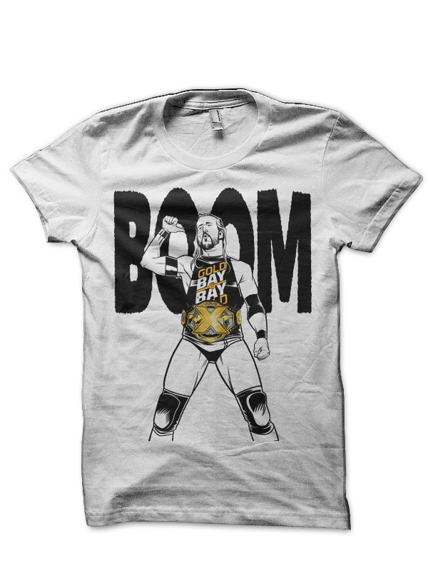 Adam Cole White T-Shirt Style002
