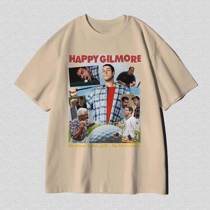 Adam Sandler Happy Gilmore Vintage Sweatshirt Tshirt, Adam Sandler Shirt, Adam Sandler Funny Shirt, Actors Tshirt, Graphic UNISEX Tee Classic Cotton Menswear Top
