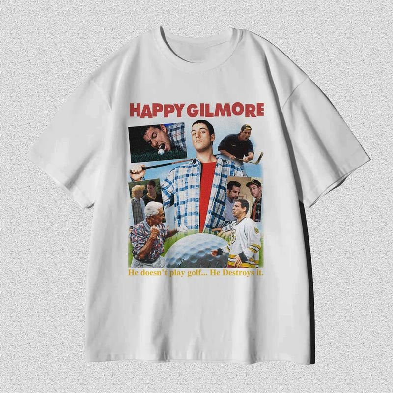Adam Sandler Happy Gilmore Vintage Sweatshirt Tshirt, Adam Sandler Shirt, Adam Sandler Funny Shirt, Actors Tshirt, Graphic UNISEX Tee Classic Cotton Menswear Top