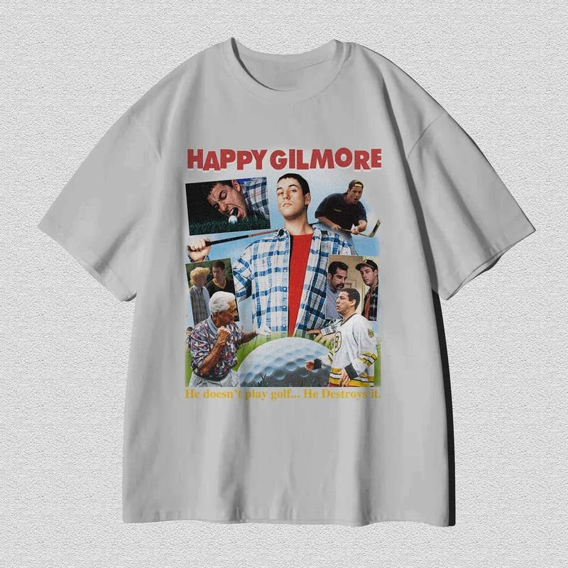 Adam Sandler Happy Gilmore Vintage Sweatshirt Tshirt, Adam Sandler Shirt, Adam Sandler Funny Shirt, Actors Tshirt, Graphic UNISEX Tee Classic Cotton Menswear Top