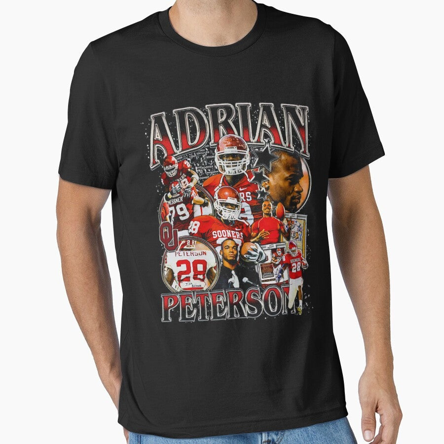 Adrian Peterson College Vintage Bootleg Essential T-Shirt