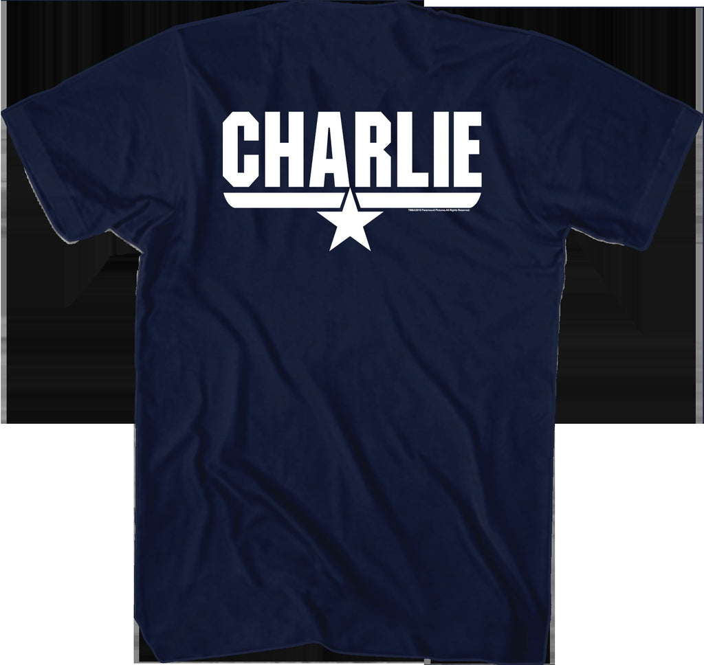 Adult Charlie Top Gun T-Shirt