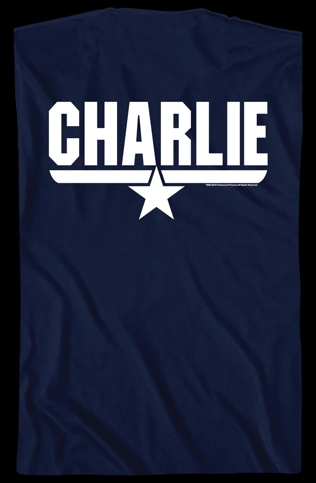Adult Charlie Top Gun T-Shirt
