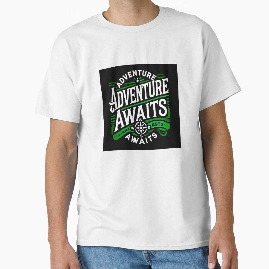 Adventure Awaits A Call To Explore Classic T Shirt