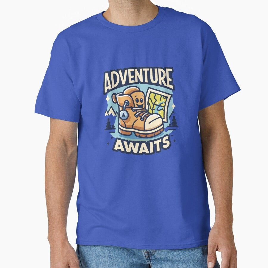 Adventure Awaits Cute Classic T Shirt