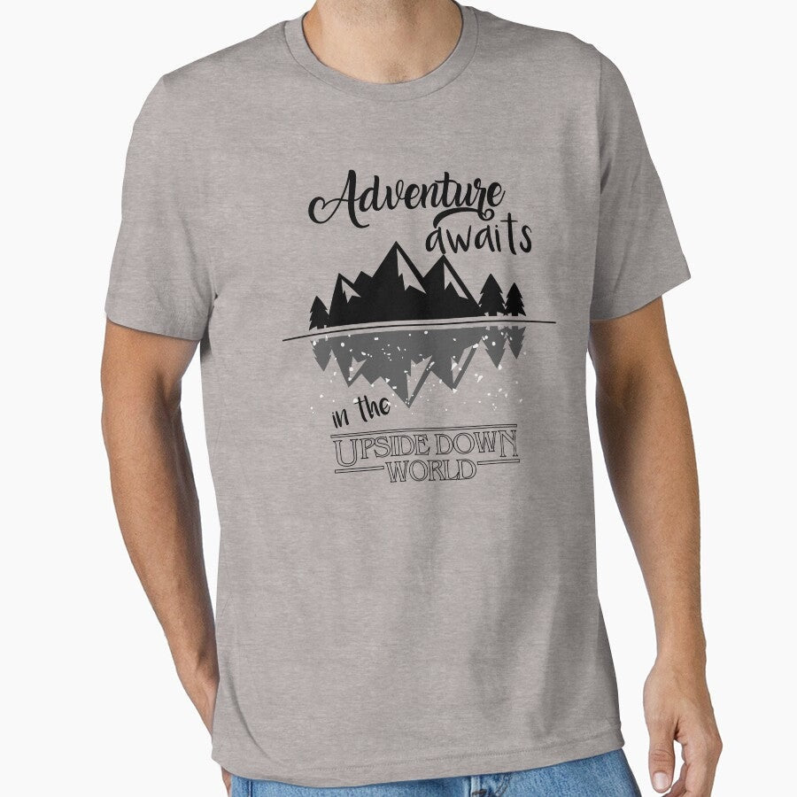 Adventure Awaits In The Upside Down World Essential T Shirt