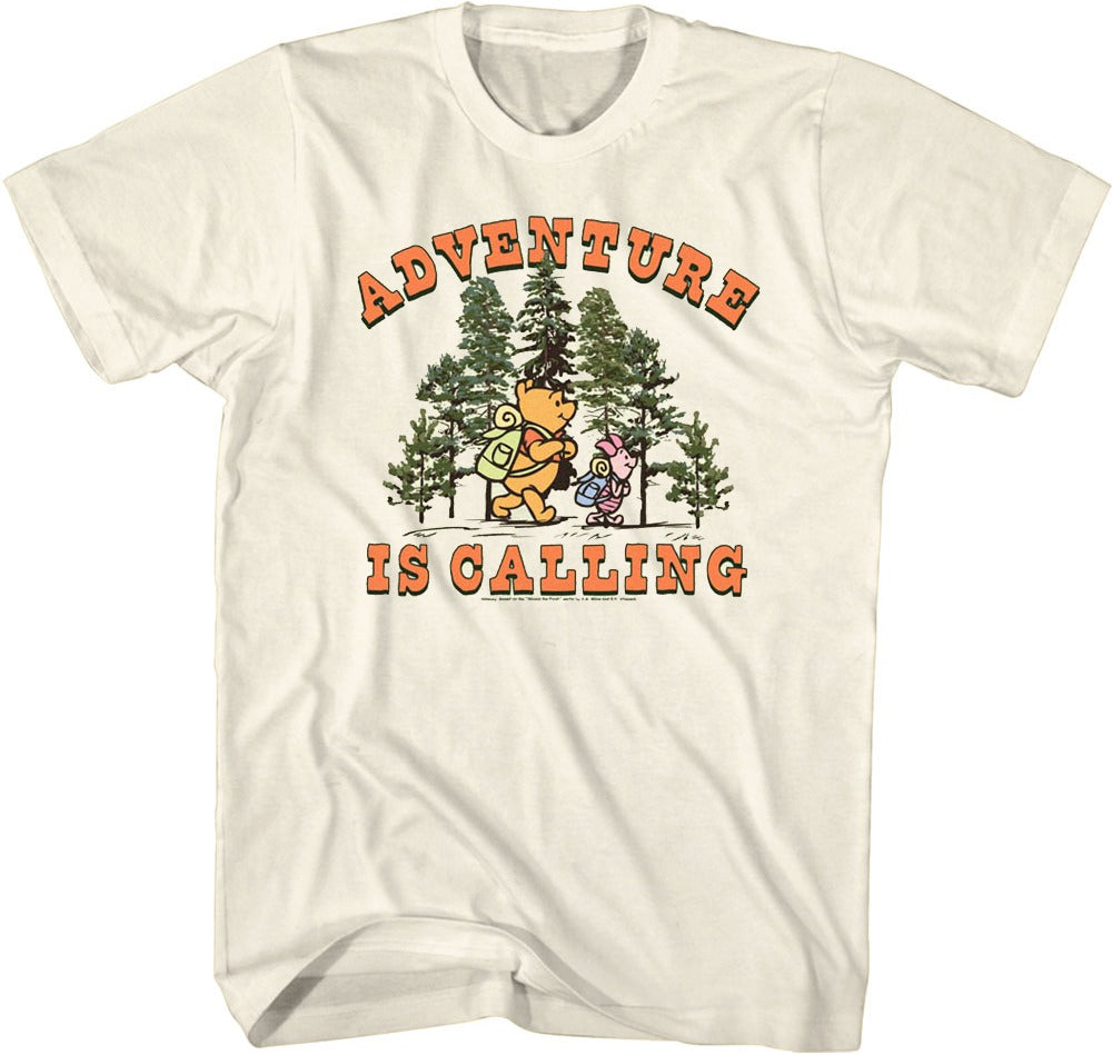 Adventure Is Calling Winnie The Pooh T-Shirt