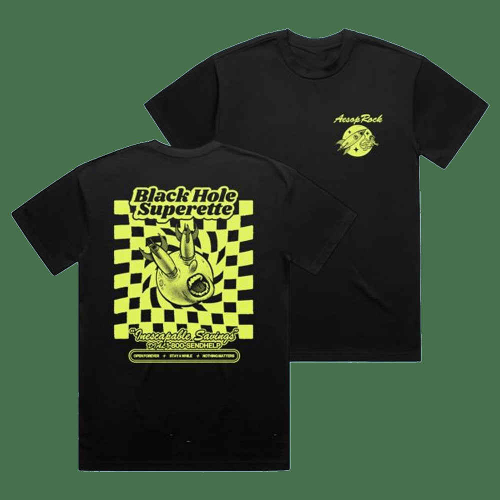 Aesop Rock Merch Store Checkers Black Shirt Rapper Fans Gifts For Him