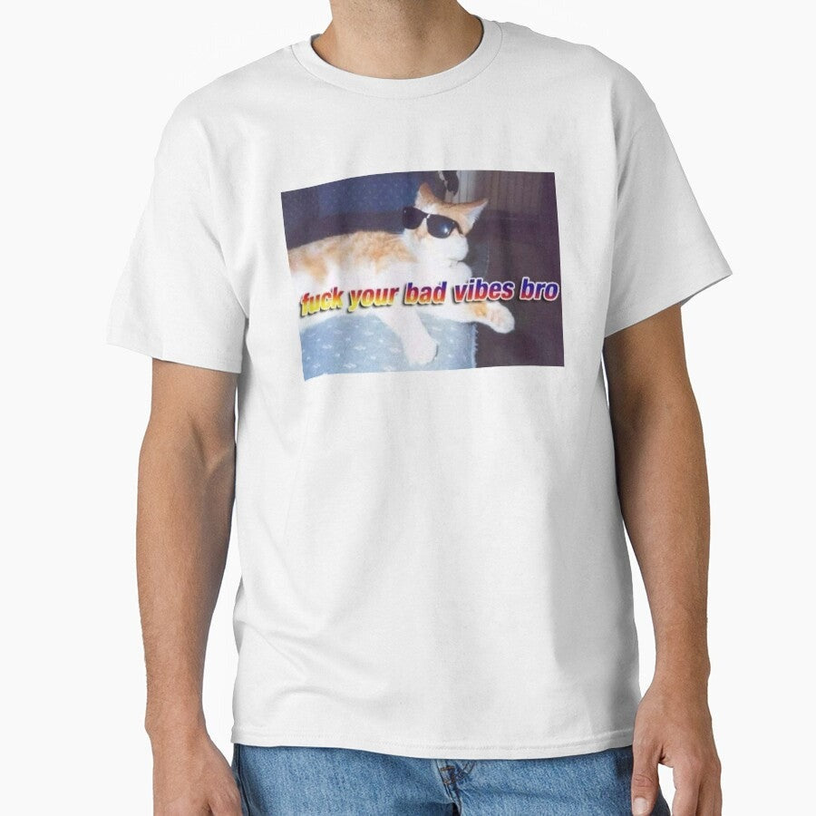 Aesthetic Cool Cat Classic T Shirt