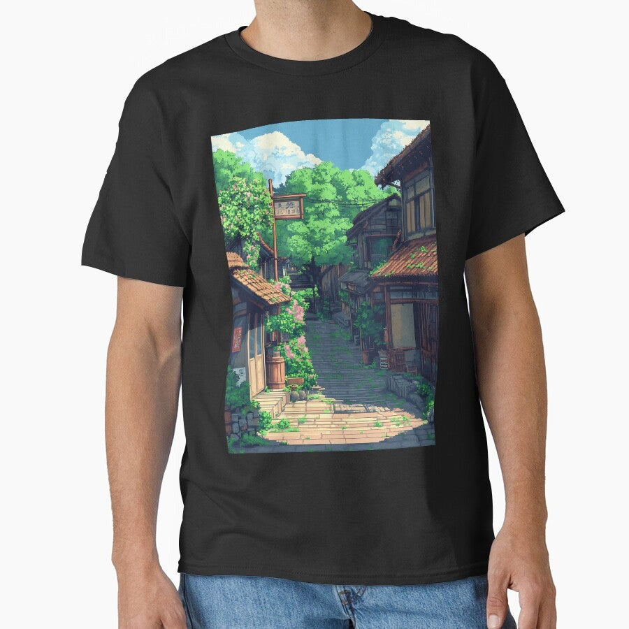 Aesthetic Japanese Lofi Classic T Shirt