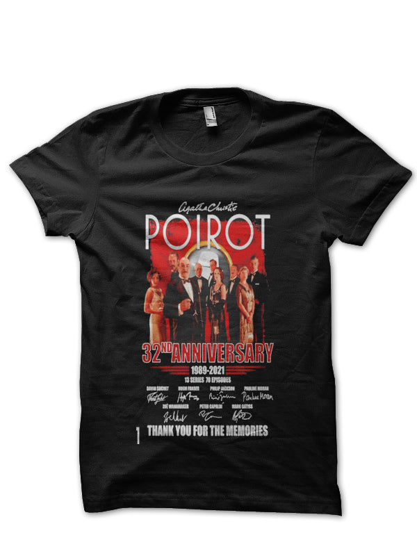 Agatha Christieâ€™s Poirot T-Shirt Style013