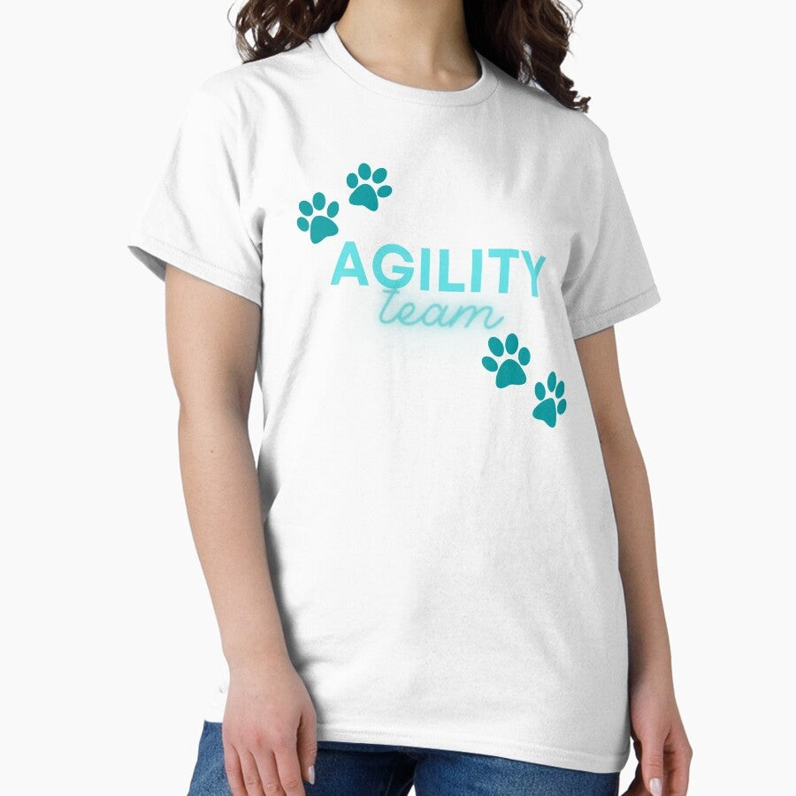 Agility Team In Turquoise With Legs Classic T Shirt