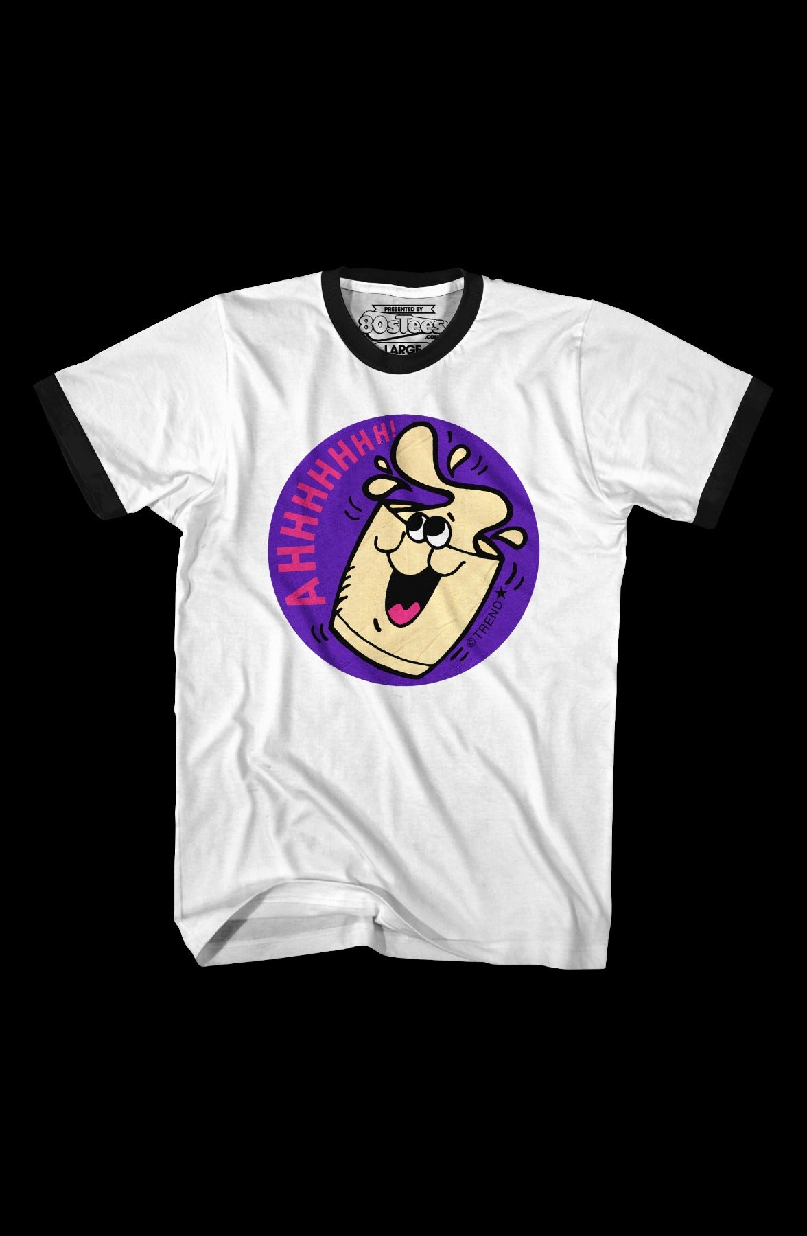 Ahhhhhhh Milkshake Scratch N Sniff Ringer Shirt