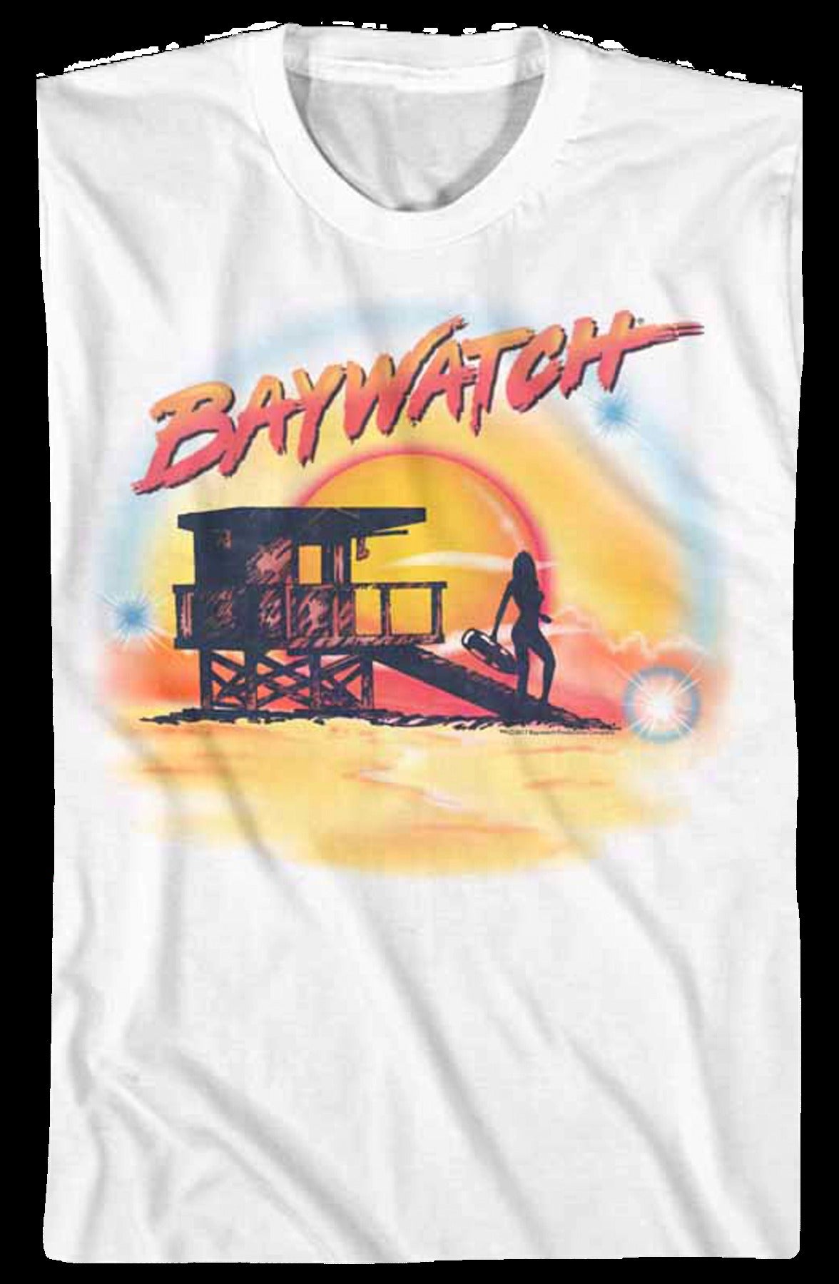 Airbrush Baywatch T-Shirt