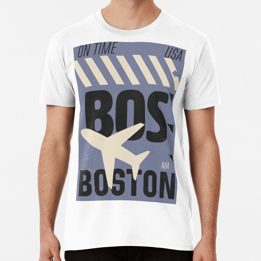 Airport Code Sticker 4 Premium T Shirt