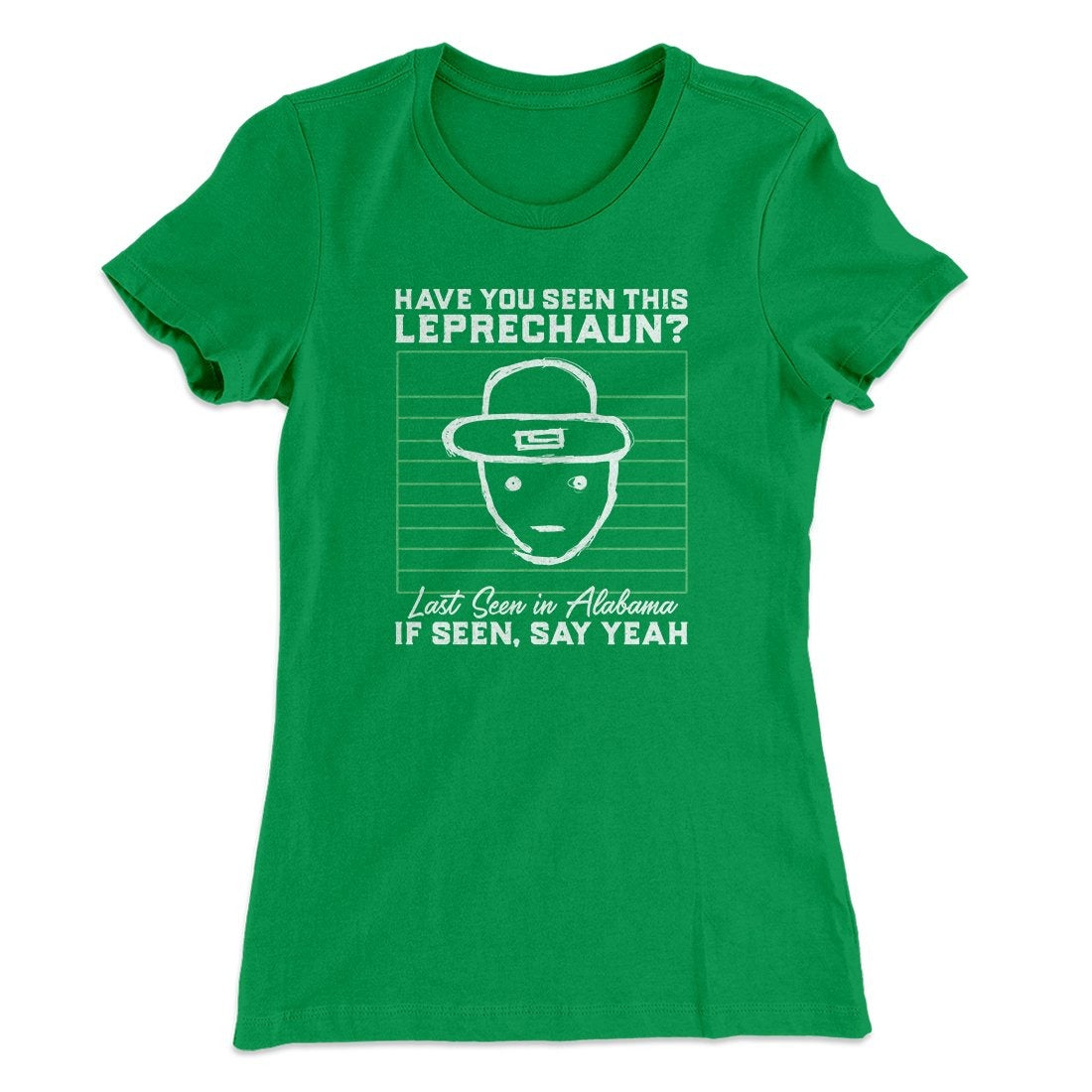 Alabama Leprechaun Amateur Sketch Women's T-Shirt