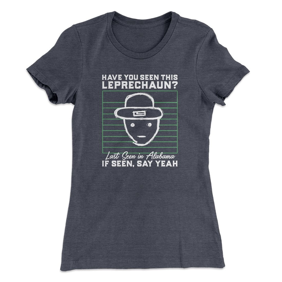 Alabama Leprechaun Amateur Sketch Women's T-Shirt