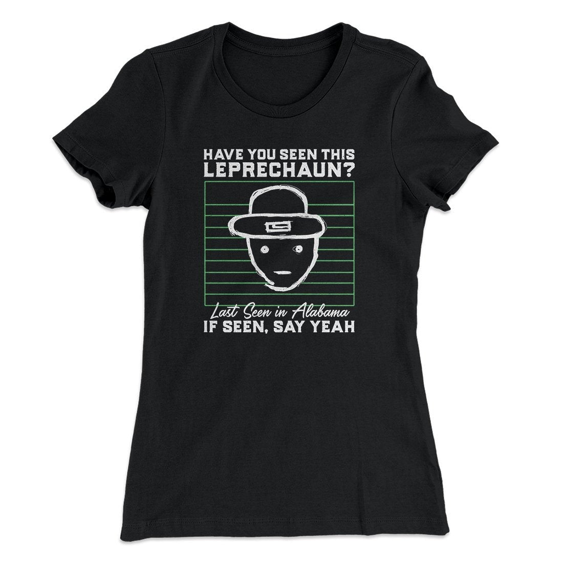 Alabama Leprechaun Amateur Sketch Women's T-Shirt