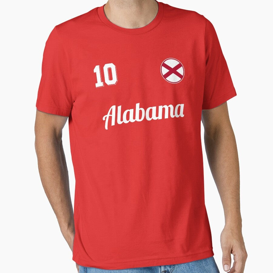 Alabama Soccer Pride Retro Football Jersey for Fans Essential T-Shirt