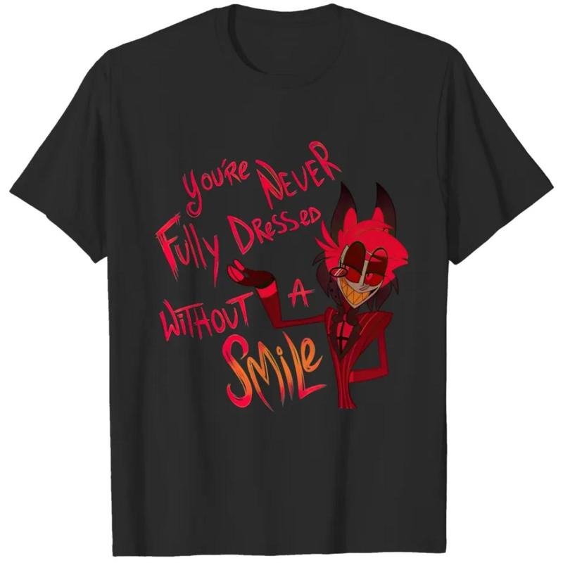 Alastor Hazbin hotel Hazbin Hotel T-Shirts, Hazbin Hotel Merch, Hazbin Hotel graphic tee, T-Shirt For Unisex , Gift For Men , Gift For Women Top Womenswear, Top Menswear, cheaps graphic tee Underwear Tshirt Streetwear Human