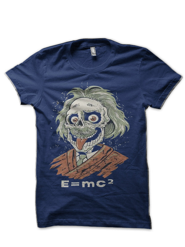 Albert Einstein Navy Blue T-Shirt