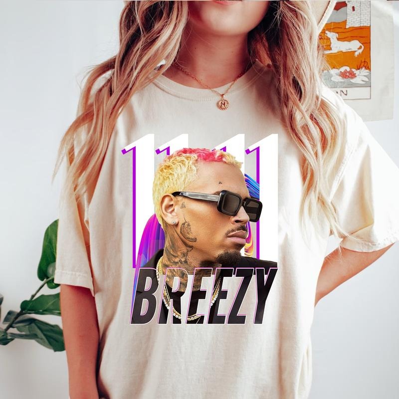 Album 11 11 Chriis Brown Hiphop Vintage T-shirt Sweatshirt Hoodies Round Neck