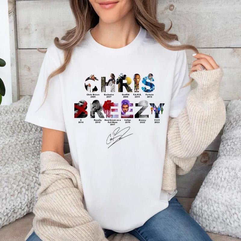 Album Chriis Broown Hiphop Unisex T-shirt, Breezy Sweatshirt, 11:11 Tour Hoodies