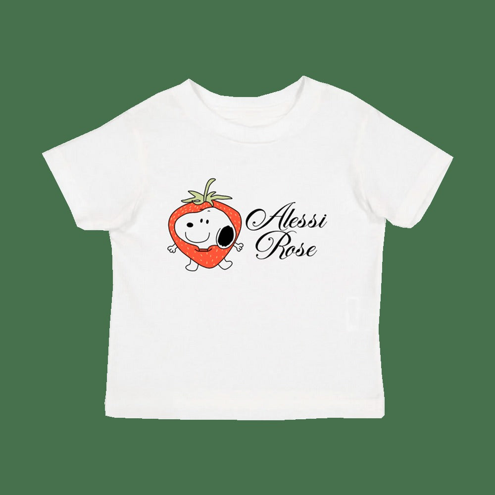 Alessi Rose Merch Alessi Rose X Strawberry Dog Baby Tee Mother's Day Gifts Gift Idea for Him