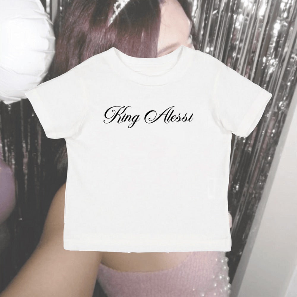 Alessi Rose Merch King Alessi Baby Tee 1St Mothers Day Gifts For Music Fans