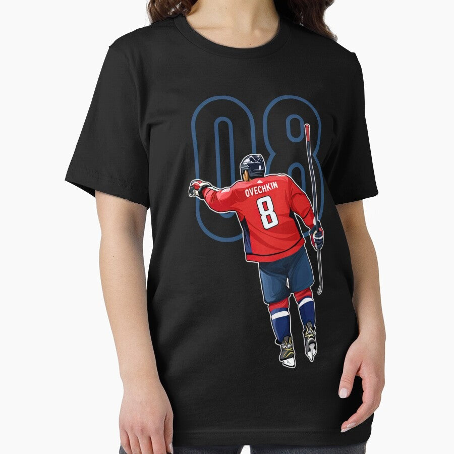 Alex Ovechkin Washington #8 Number Essential T-Shirt