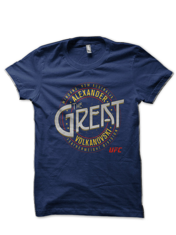 Alexander Volkanovski Navy Blue T-Shirt