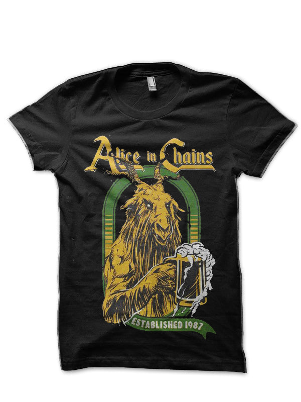 Alice In Chains Black T-Shirt Style002