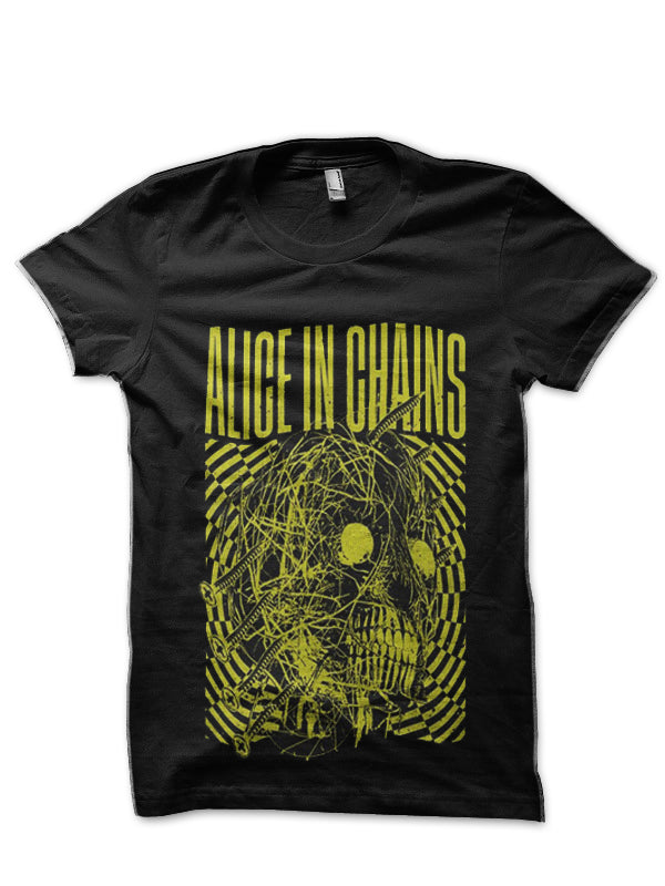 Alice In Chains Black T-Shirt Style001