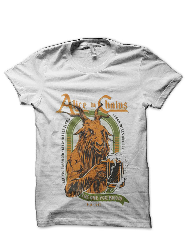 Alice In Chains White T-Shirt