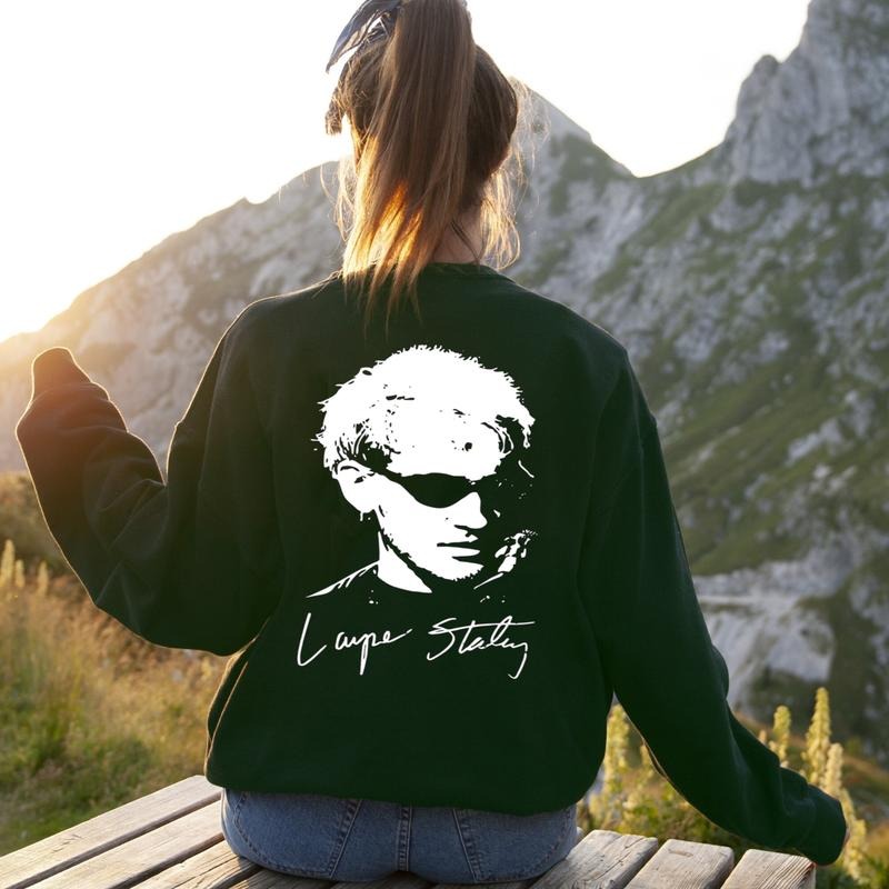 Alicee Inspired In Chainss, Staleyy Vintage Hoodie On Back, Grunge, Rock Band Merch, Unisex Sweater Pullover Tee