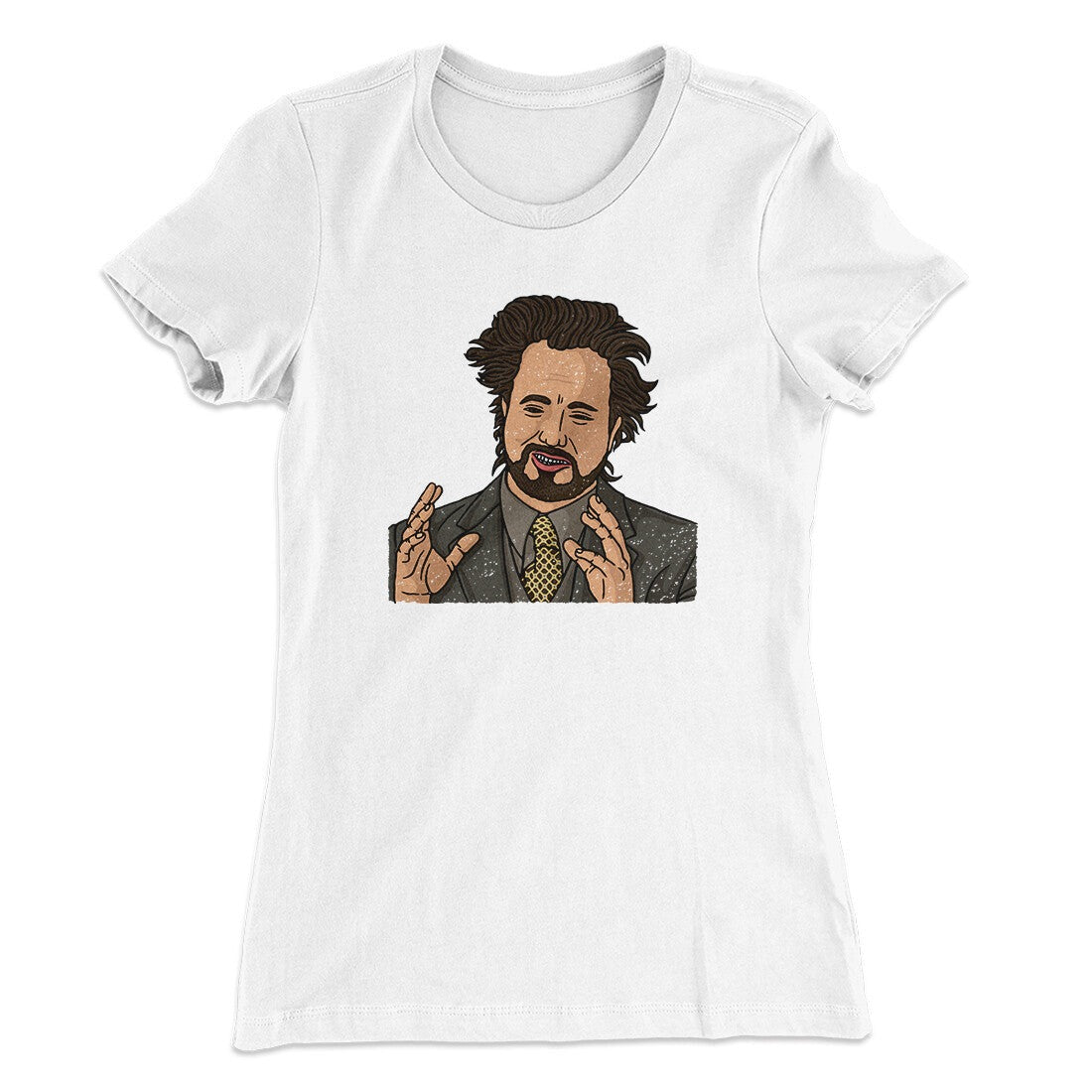 Alien Guy Meme Funny Women's T-Shirt