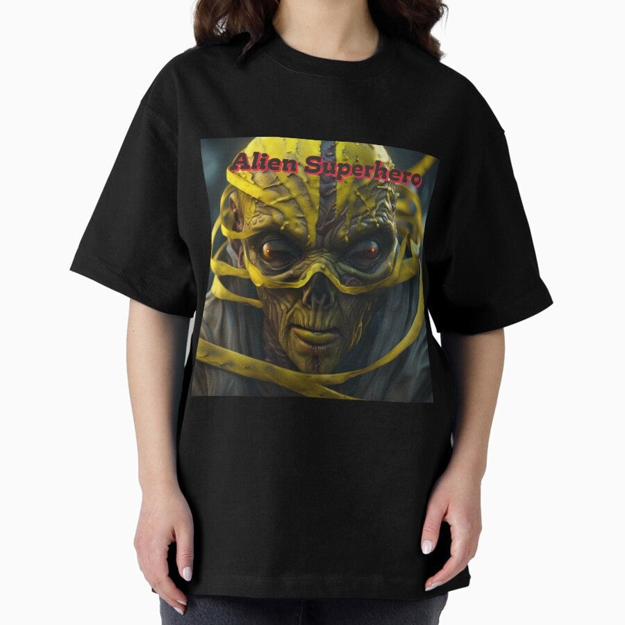 Alien Superhero Oversized T-Shirt