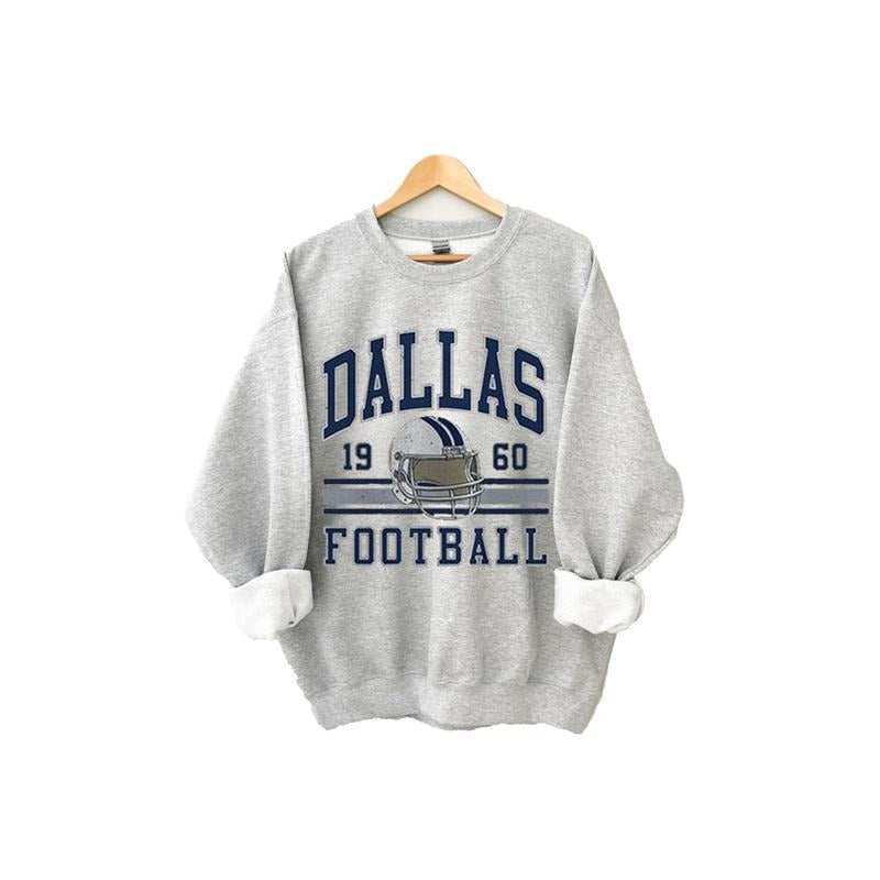 All Team Football Sweatshirt, Vintage Football Ash Sweatshirt, Sports Sweatshirt Unisex,Football Fan Sweatshirt, Game Day Sweatshirt