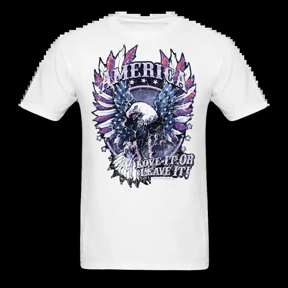 America Love It Or Leave It Vintage Distressed Unisex Classic T-Shirt