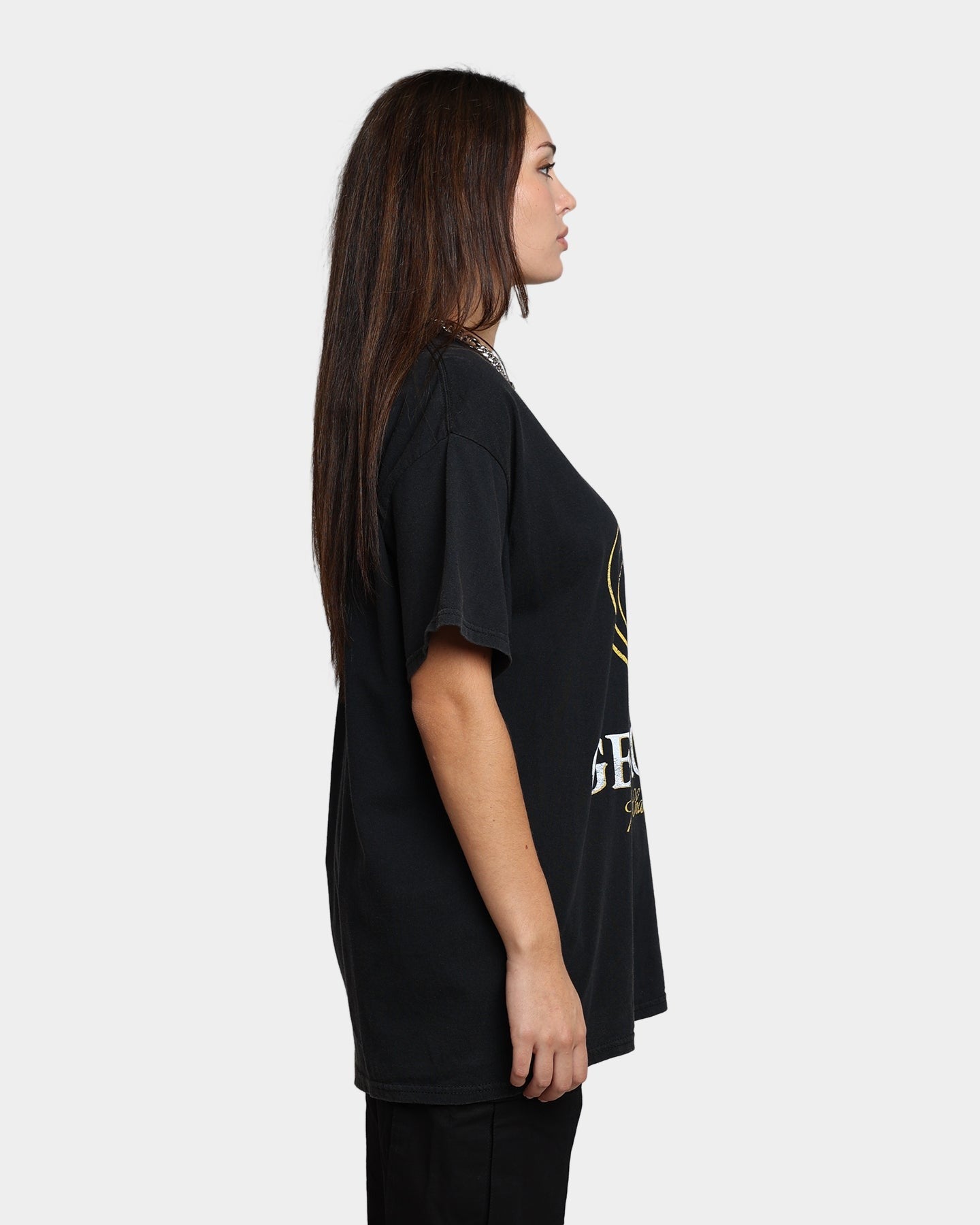 American Thrift Georgia Vintage T-Shirt Black Wash Style001