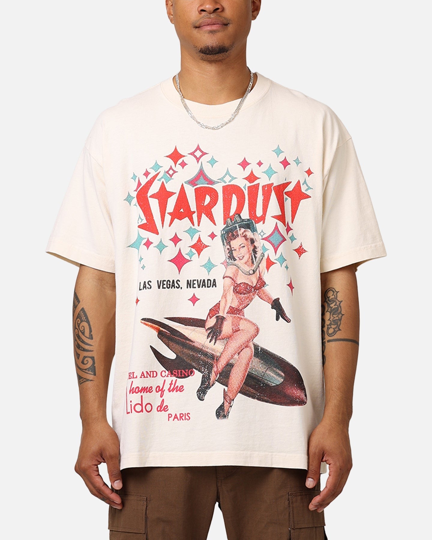 American Thrift Stardust Casino Vintage T-Shirt White