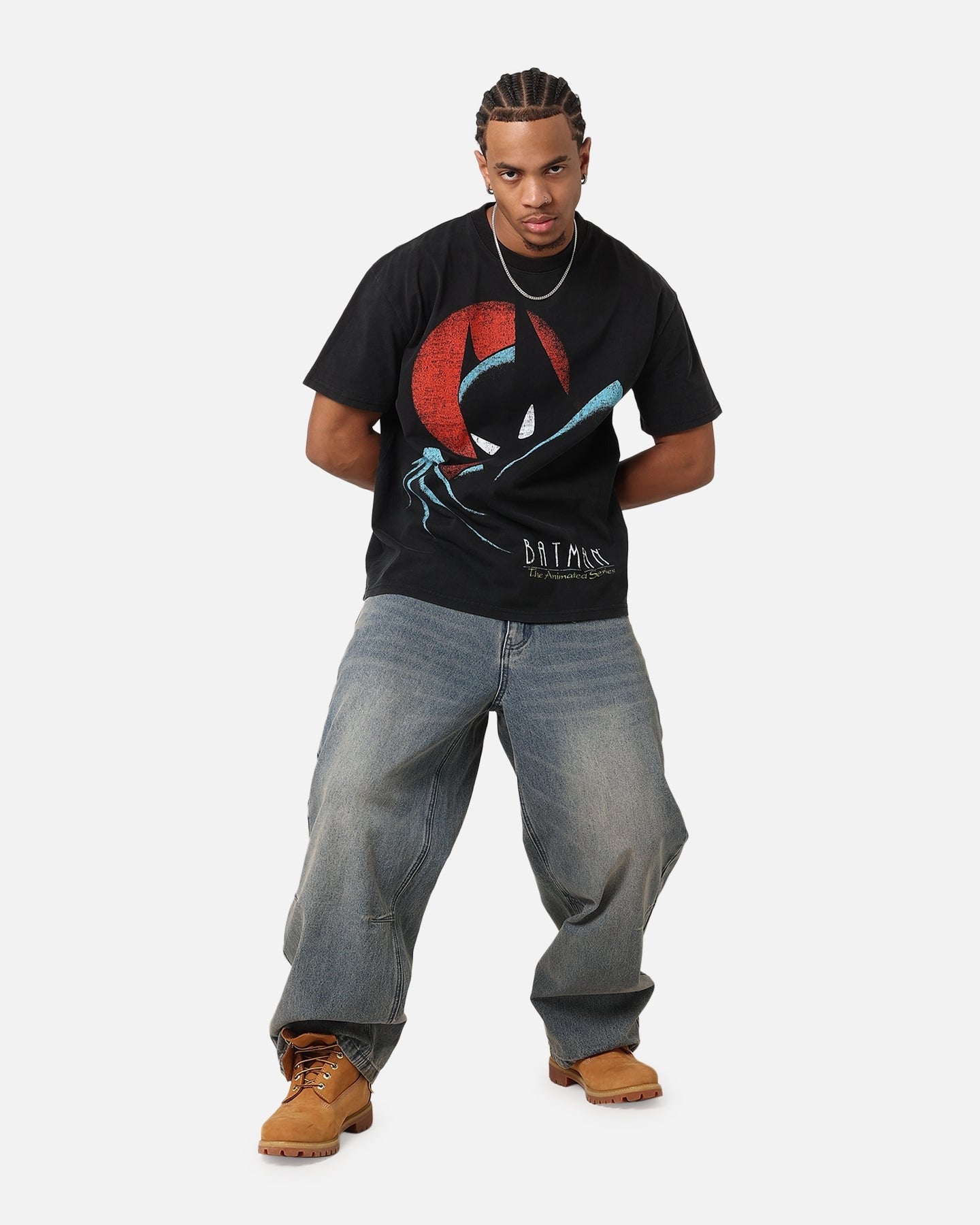 American Thrift X DC 1993 Batman Heavy T-Shirt Vintage Black