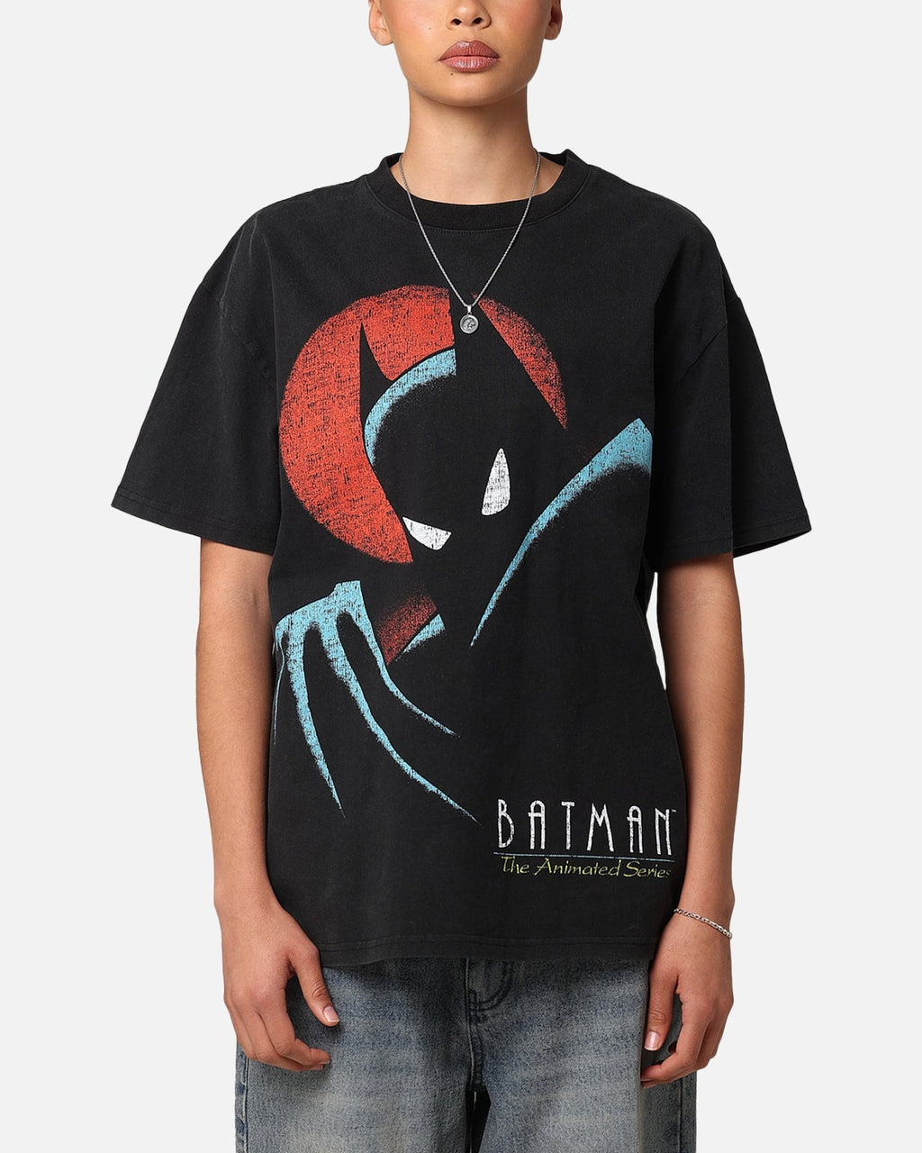 American Thrift X DC 1993 Batman Heavy T-Shirt Vintage Black Style001