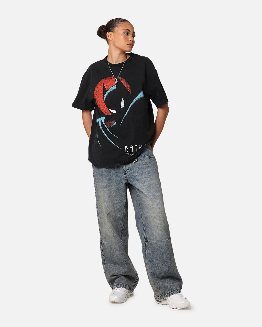 American Thrift X DC 1993 Batman Heavy T-Shirt Vintage Black Style001