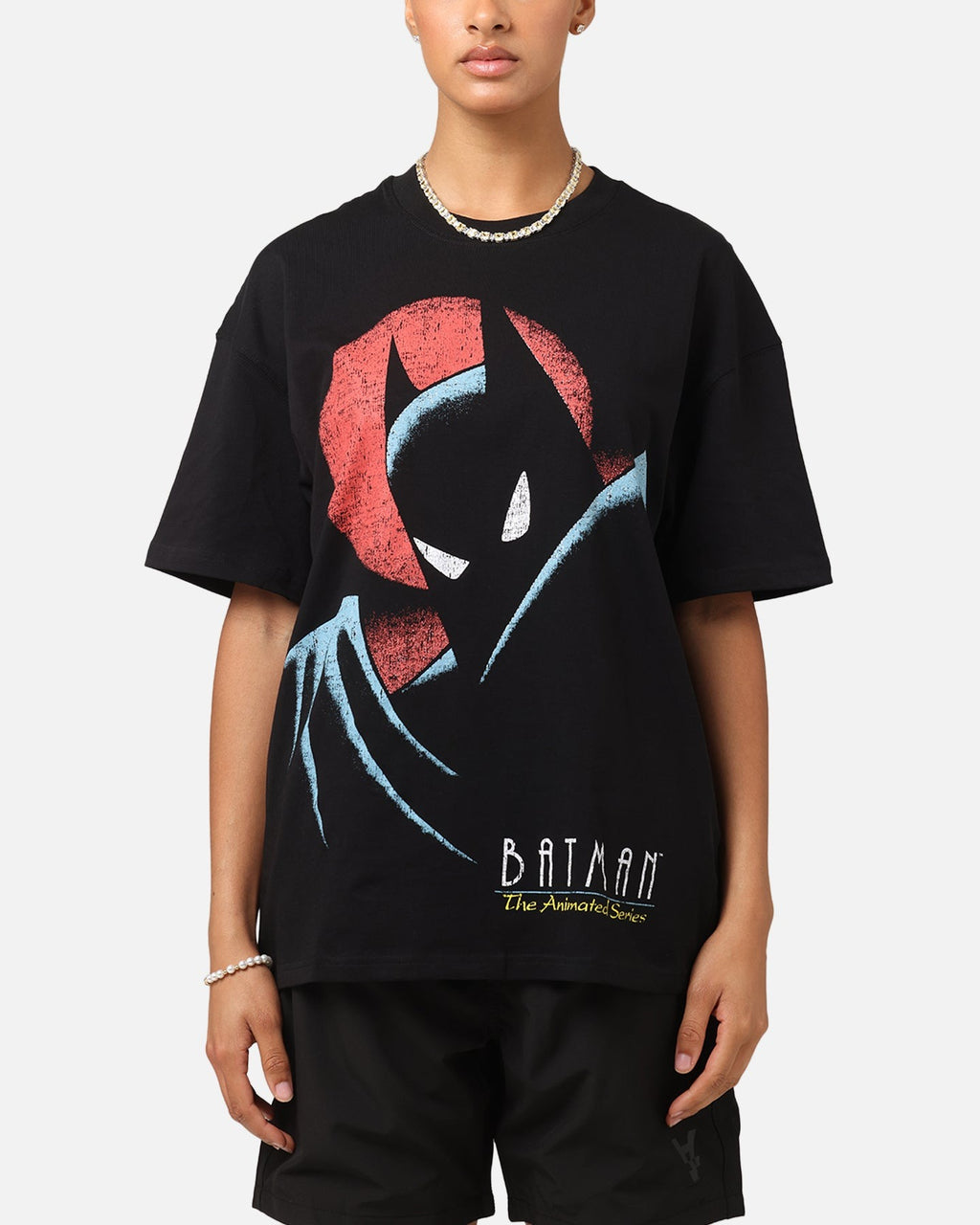 American Thrift X DC 1993 Batman Vintage T-Shirt Black Style001