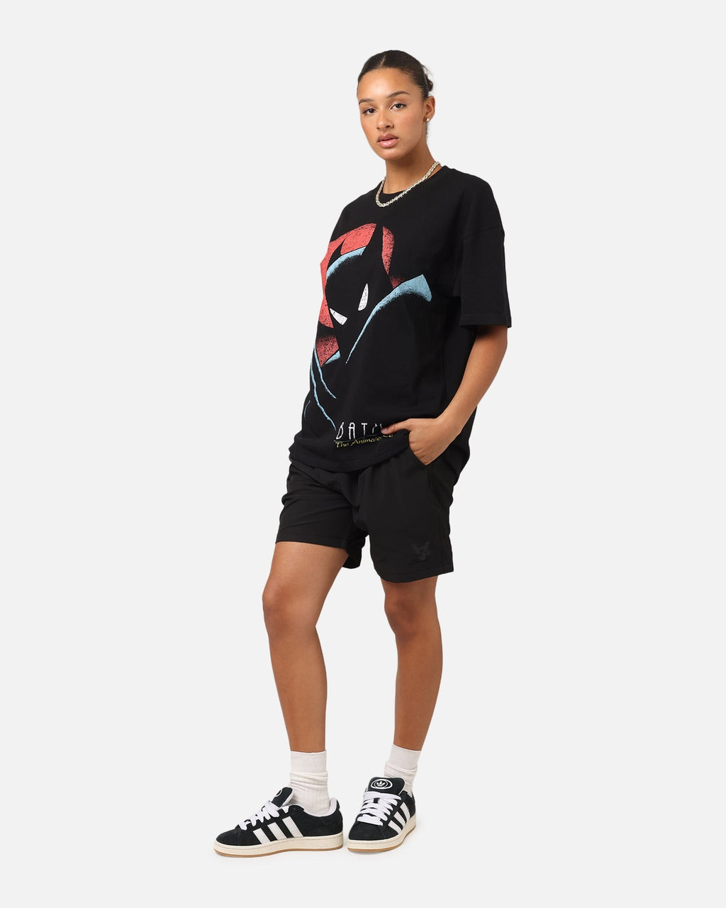 American Thrift X DC 1993 Batman Vintage T-Shirt Black Style001