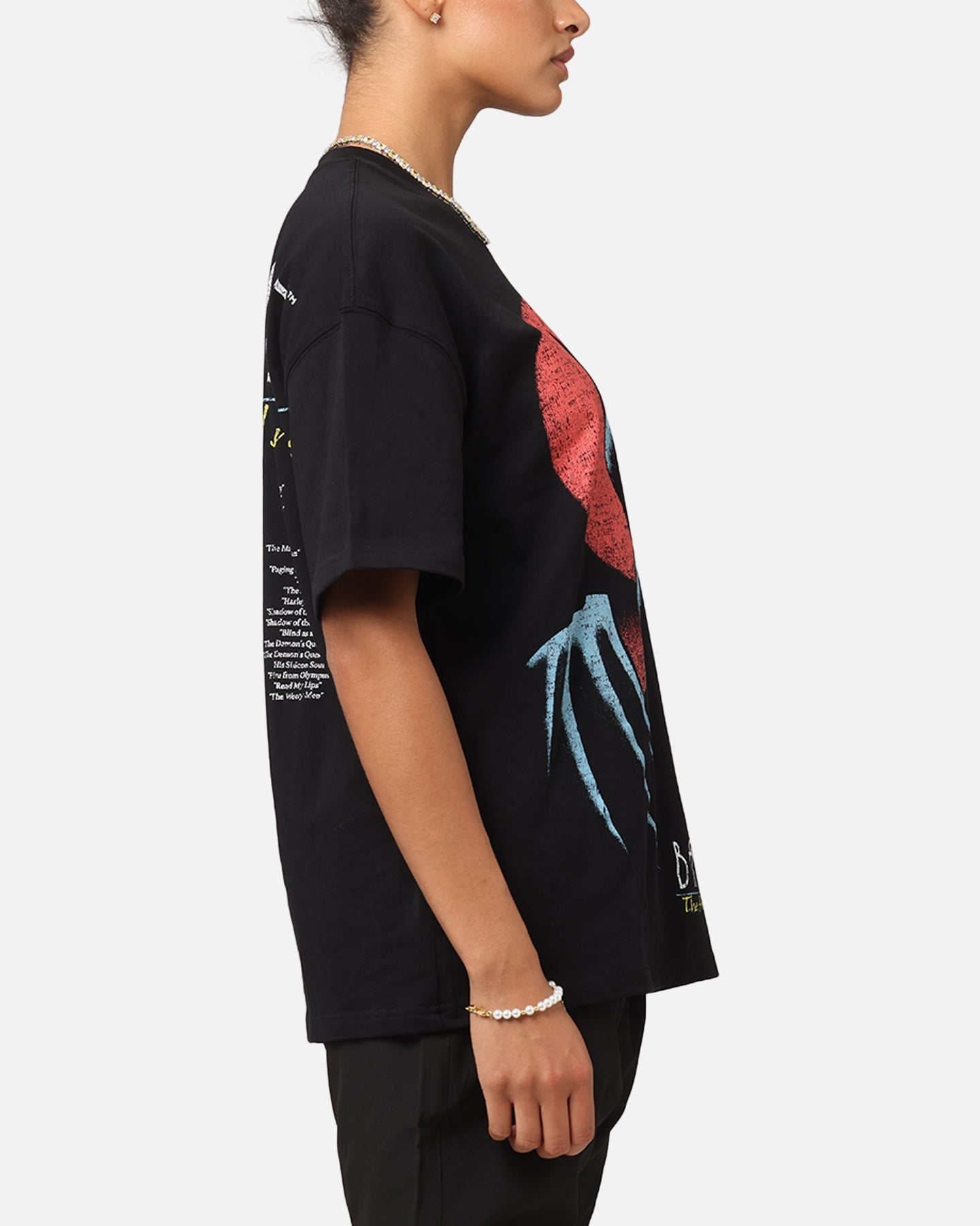 American Thrift X DC 1993 Batman Vintage T-Shirt Black Style001