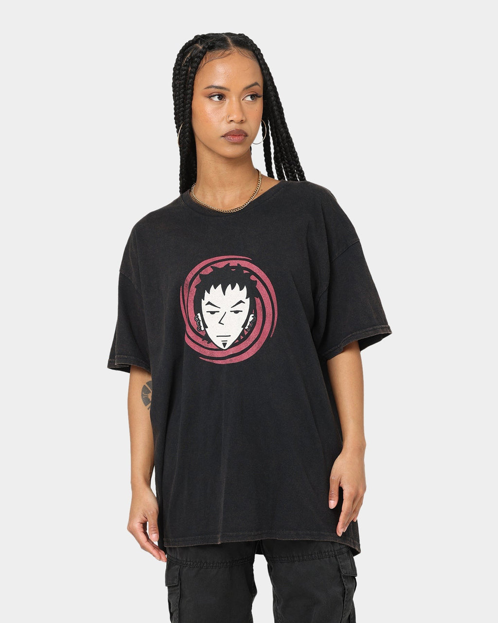 American Thrift X Daria Trent Lane Vintage T-Shirt Black Style001