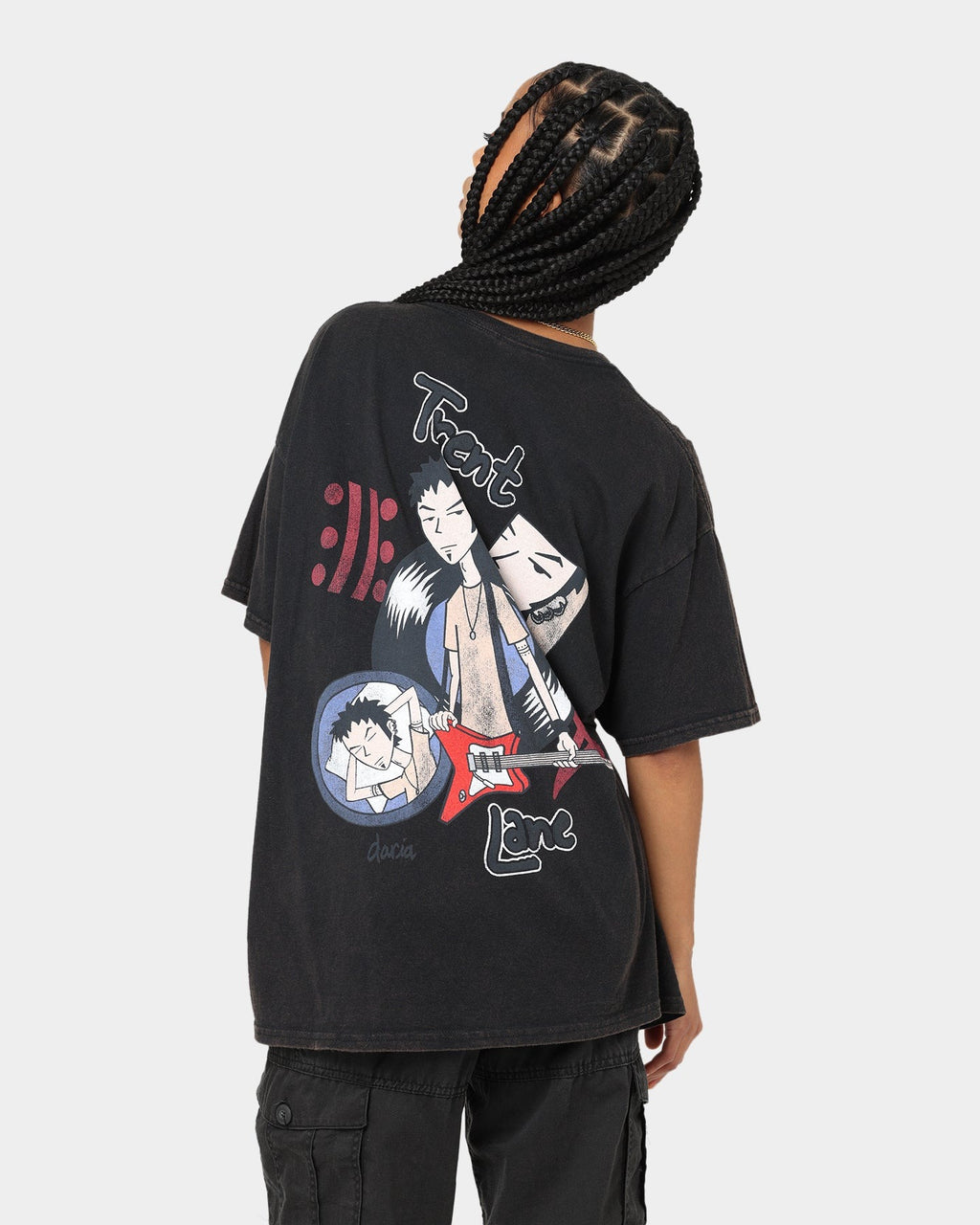 American Thrift X Daria Trent Lane Vintage T-Shirt Black Style001
