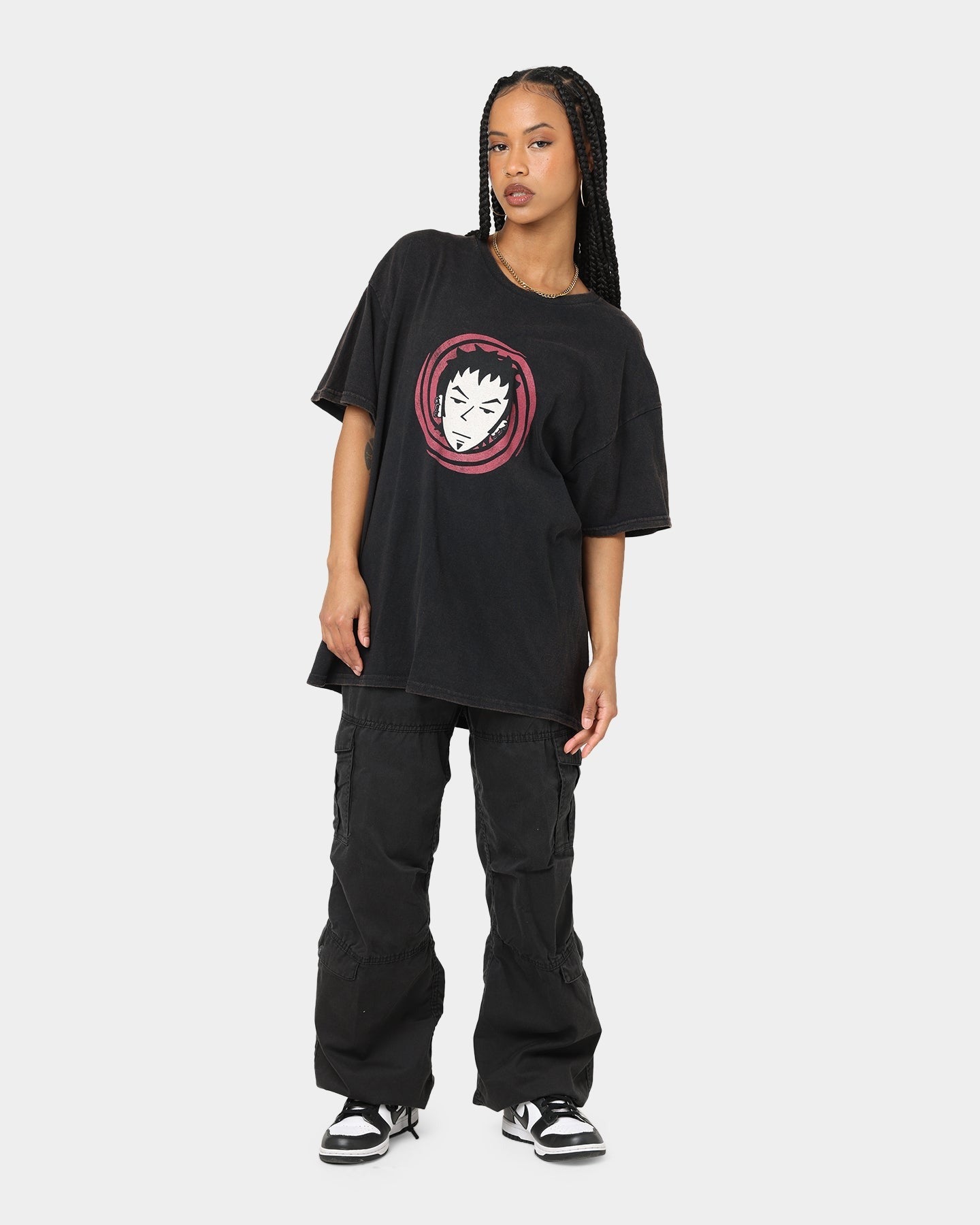 American Thrift X Daria Trent Lane Vintage T-Shirt Black Style001